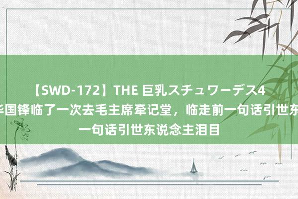 【SWD-172】THE 巨乳スチュワーデス4 2007年，华国锋临了一次去毛主席牵记堂，临走前一句话引世东说念主泪目