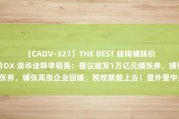 【CADV-321】THE BEST 銇婅哺銇椼仐銇俱仚銆?50浜?鏅傞枔DX 清华诠释李稻葵：提议披发1万亿元铺张券，铺张高涨企业回暖，税收就能上去！里外里中央财政无须花太多钱