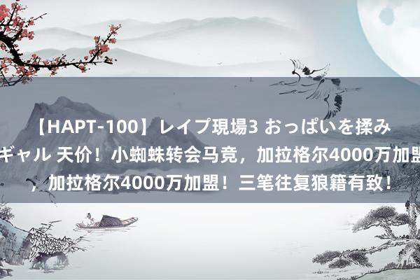 【HAPT-100】レイプ現場3 おっぱいを揉みしだかれた6人の巨乳ギャル 天价！小蜘蛛转会马竞，加拉格尔4000万加盟！三笔往复狼籍有致！